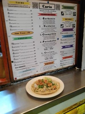 Taco de Milanesa at Veganisimo Loncheria in Mexico City