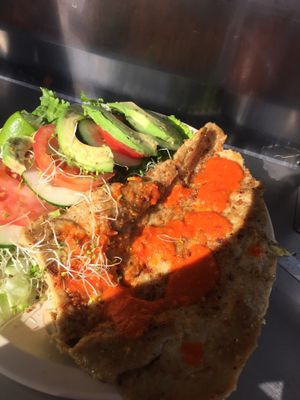 Milanesa at Veganisimo Loncheria in Mexico City