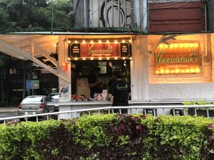 El lugar!!! at Veganisimo Loncheria in Mexico City