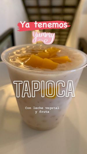 Postre de tapioca !!!! Deli  at Veganisimo Loncheria in Mexico City