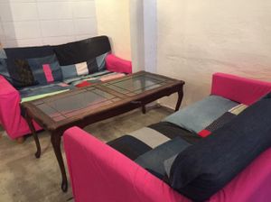 It's a cozy and quiet cafe at Saborami in Okinawa