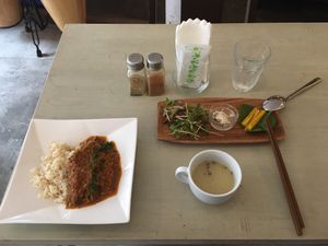 Medium quality food with effort put into presentation.  at Saborami in Okinawa