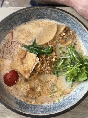 Vegan tan tan  at Saborami in Okinawa