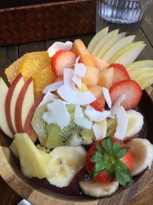 Acai bowl at Natural Cafe Niffera in Okinawa