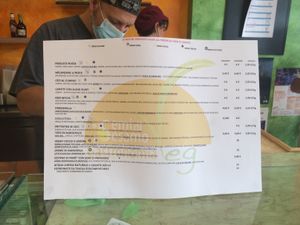 Menu at Semi di Sesamo in Aosta