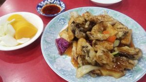 sweet and sour mushrooms (버섯 탕수육)  at HaGoong - 하궁 in Seoul