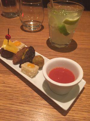 Vegan option starter.  at Niebe in Paris