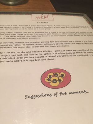 A little background.  at Niebe in Paris