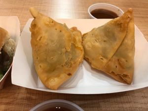 Samosas at Namaste Veg Kitchen  in Phoenix