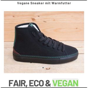 Vegane Sneaker mit Warmfutter. at Shoezuu in Gelsenkirchen