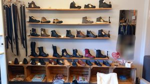 inside warehouse #Veganuary at Shoezuu in Gelsenkirchen