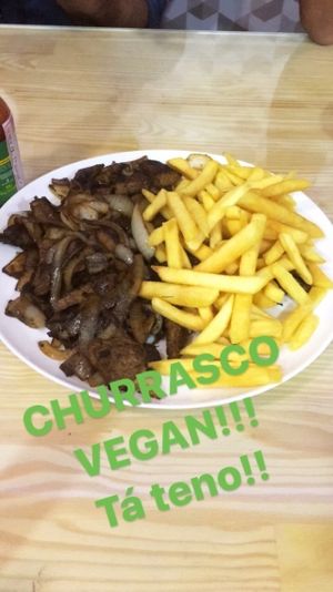 Churrasco / bbq at Veganza Emporio in Salvador