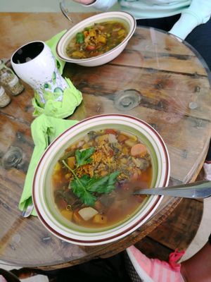 zupa warzywna?? pycha  at GreenMood in Victoria