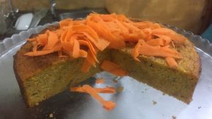 Carrot cake was delicious  at GreenMood in Victoria