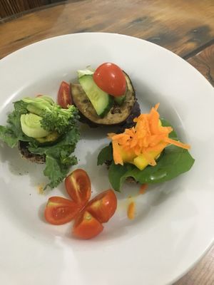 Bread bites at GreenMood in Victoria