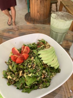 Nothing Bowl with Carrie Smoothie at GreenMood in Victoria