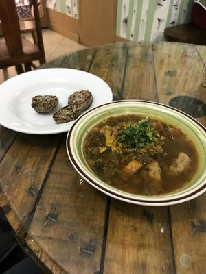 Soup at GreenMood in Victoria