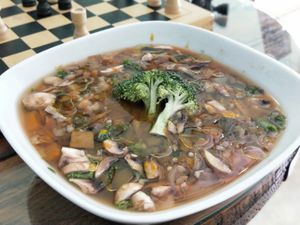 Super delicious food! Genuine and homemade dishes and deserts. This is not only good but also healthy - no sugary or salty items! Highly recommended! PS: I'm not a vegiterian... at GreenMood in Victoria