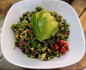 Super tasty salad at GreenMood in Victoria