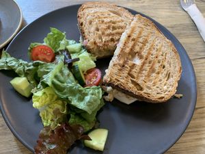 chickpea melt toastie at Cascara in Bath