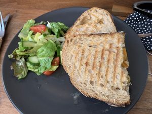 Kimchi toastie at Cascara in Bath