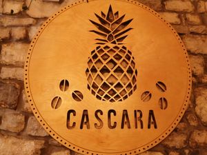 Sign at Cascara in Bath