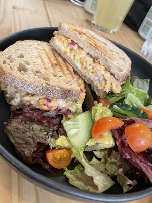 Chickpea melt   at Cascara in Bath