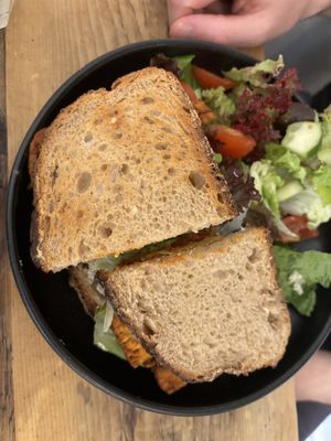TLT (tempeh, lettuce and tomato) sandwich  at Cascara in Bath