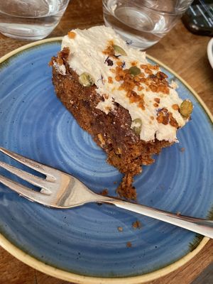 Carrot cake 🥕   at Cascara in Bath