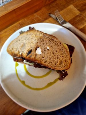 TLT toastie at Cascara in Bath