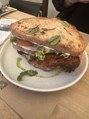 TLT toastie  #Veganuary at Cascara in Bath