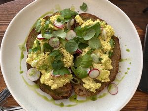 Tofu scramble   at Cascara in Bath