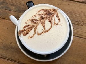 Chai latte  at Cascara in Bath