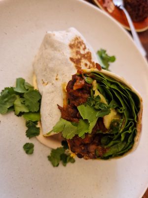 One of the best burritos I have ever had! at Cascara in Bath
