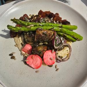 Hummus Plate at Cascara in Bath