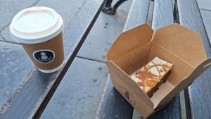 Take away in the town centre at Cascara in Bath