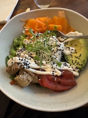 There was a little too much mayonnaise for me. Next time I’ll order it on the side.  at Cascara in Bath
