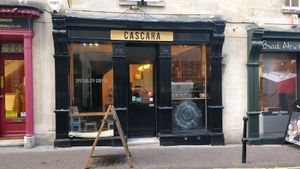 frontage at Cascara in Bath