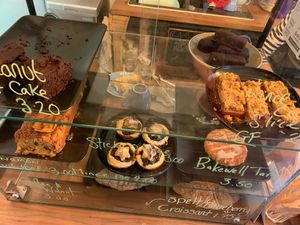 Cake selection on a given December day at Cascara in Bath