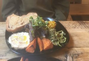 Really tasty salad at Cascara in Bath
