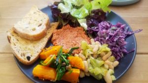 Salads galore! at Cascara in Bath