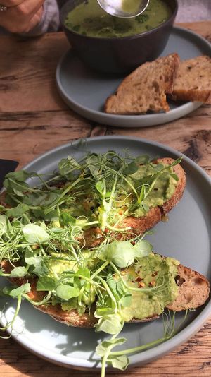 So simple yet so delicious, best avocado on toast I’ve had - can’t wait to come back and try some of the cakes! at Cascara in Bath
