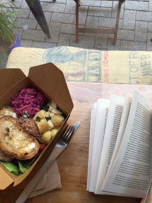 summer salad at Cascara in Bath