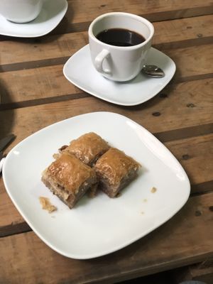 Vegan baklava at Vegan Istanbul in Istanbul