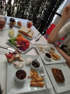 Turkish breakfast at Vegan Istanbul in Istanbul
