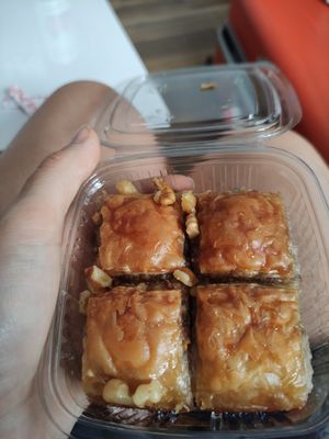 Vegan baklava at Vegan Istanbul in Istanbul