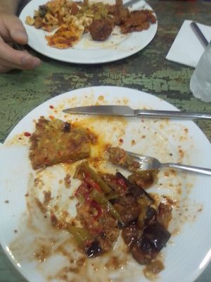 Forgot to take photo before we are. at Vegan Istanbul in Istanbul