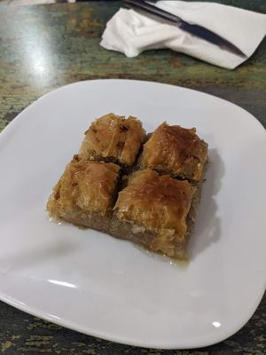Vegan Baklava at Vegan Istanbul in Istanbul