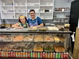 Soo much choice!  at Vegan Istanbul in Istanbul