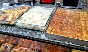 Borek, pilaf, baklava at Vegan Istanbul in Istanbul